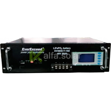 Літій-залізо-фосфатний акумулятор (LiFePO4) EverExceed EV4850-T-15D (48В50Aг)