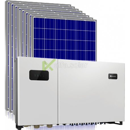 Сетевая солнечная электростанция 30кВт (вариант 1)