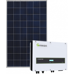 Сетевая солнечная электростанция 8кВт (Growatt)