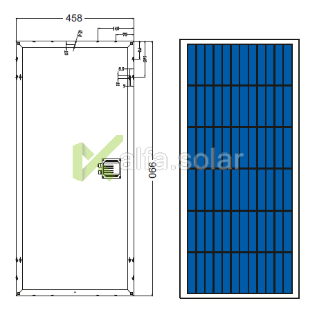 Сонячна батарея Axioma AX-65P