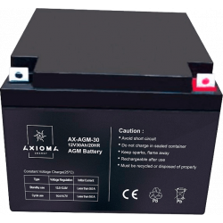 АКБ AX-AGM-30 12В Axioma energy