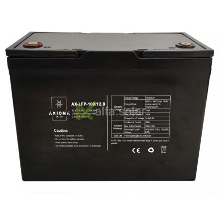 Аккумуляторная батарея AXIOMA energy AX-LFP-100/12.8 LiFePo4-(литий-железо-фосфатный)