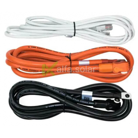 Набор кабелей для подключения АКБ Pylontech US2000C, US3000C, US5000 к инвертору