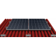 Алюмінієва безпрофільна система кріплення сонячної панелі для скатного даху (за 1 панель)