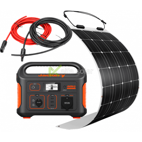 Портативна сонячна електростанція Jackery Explorer 500 + сонячна панель 100Вт