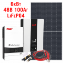 Cонячна електростанція 6кВт MPPT (швидка зарядка) LiFePO4
