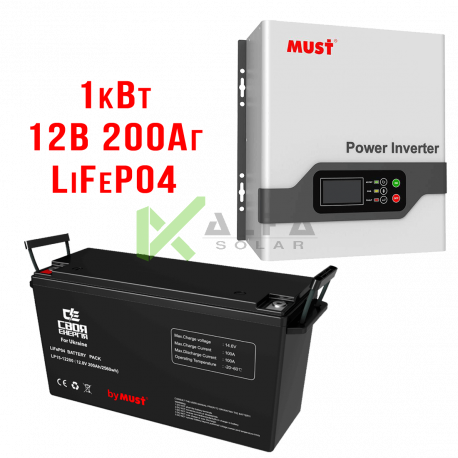 Комплект ДБЖ для котла та системи опалення (1000Вт)