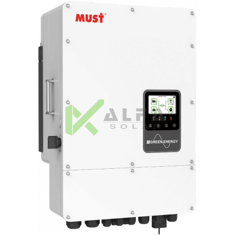 Гібридний інвертор Must PH1100-10KL1-EU (2MPPT) WiFi (IP65) 10кВт