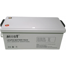 Акумуляторна батарея Must LP1500-24200, 24В 200Аг, LiFePO4