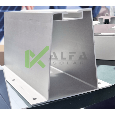 Алюмінієва безпрофільна система кріплення сонячної панелі для скатного даху (за 1 закладну)