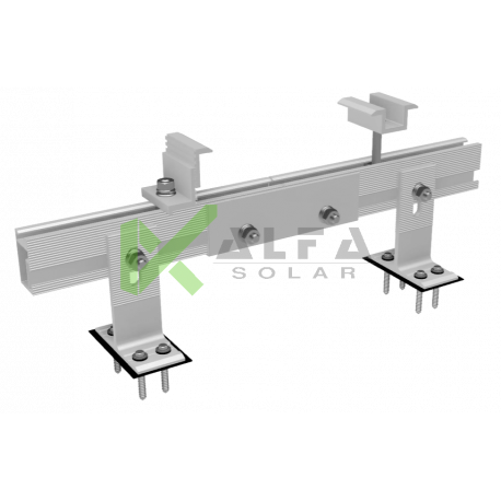 Система кріплення фотомодулів на скатний дах