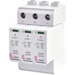 Обмежувач перенапруги для PV (DC) ETITEC M T2 PV 1100/20 Y