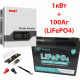 Комплект ДБЖ Must 1кВт + 100Аг LiFePO4 EverExceed YCTechLife