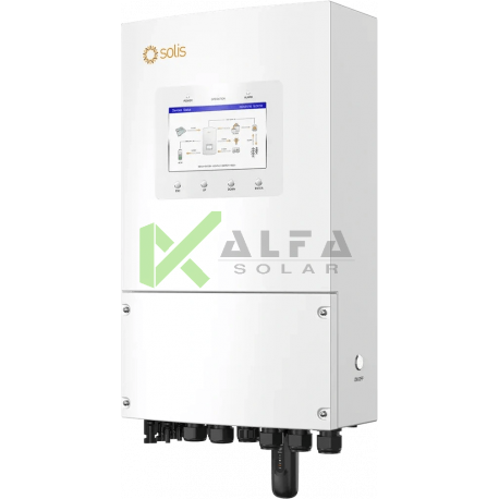 Гибридный-сетевой инвертор Solis S6-EH1P6K-L-PLUS (6 кВт, 1 фаза, 2 MPPT, LV)