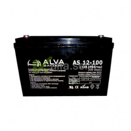 Аккумуляторная батарея ALVA AS12-100