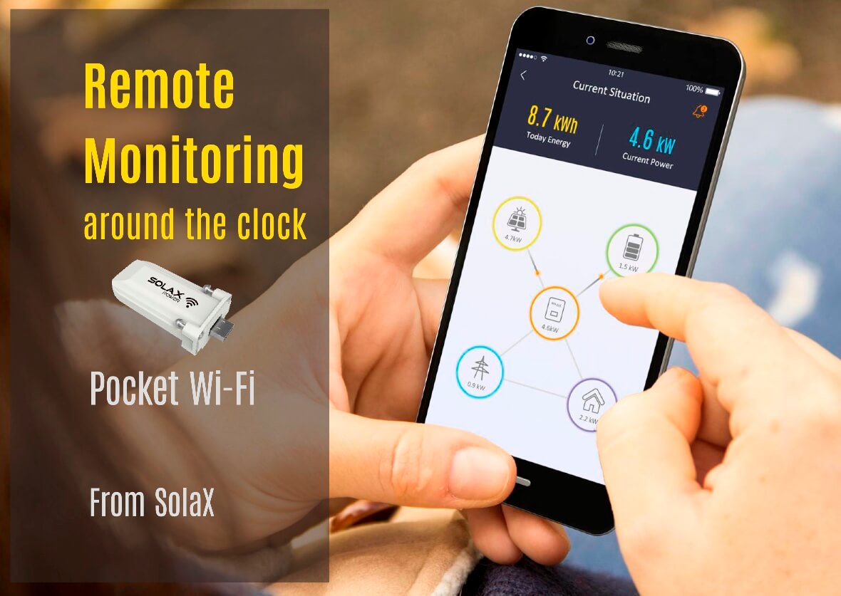 Устройство для мониторинга Solax Power Prosolax Pocket Wi-Fi. Цена |  Описание | Характеристики. Купите сегодня - сэкономьте завтра! - Alfa.Solar